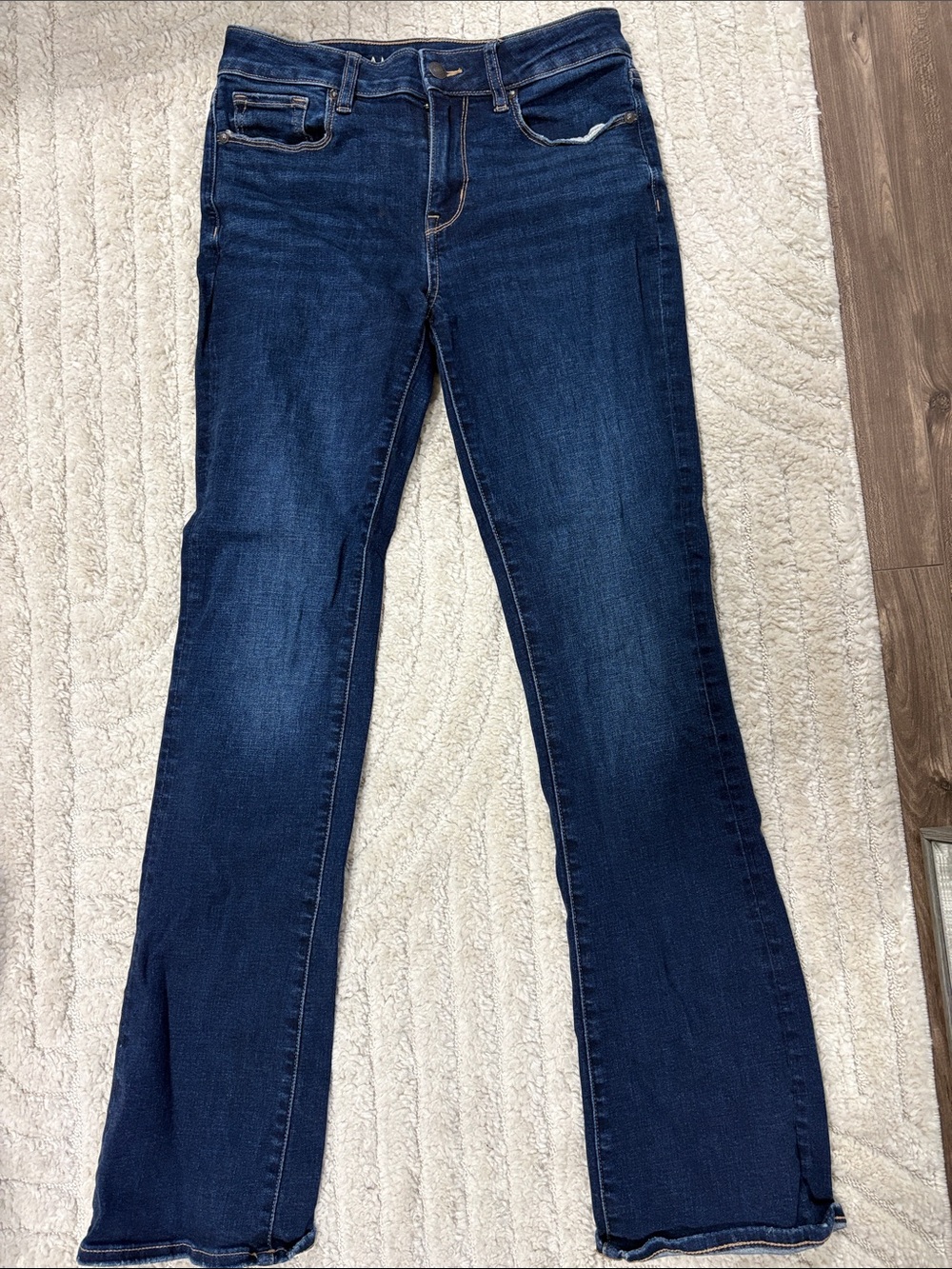 American Eagle Outfitters Dark Blue Flare Jeans